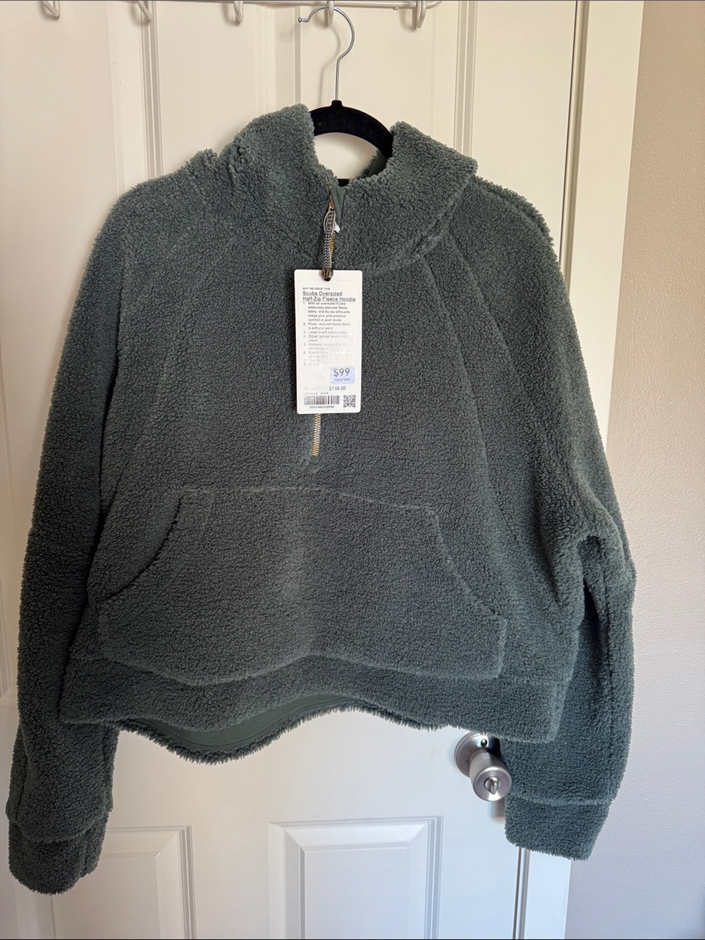 Lululemon Scuba Oversized Half-Zip Fleece Hoodie
